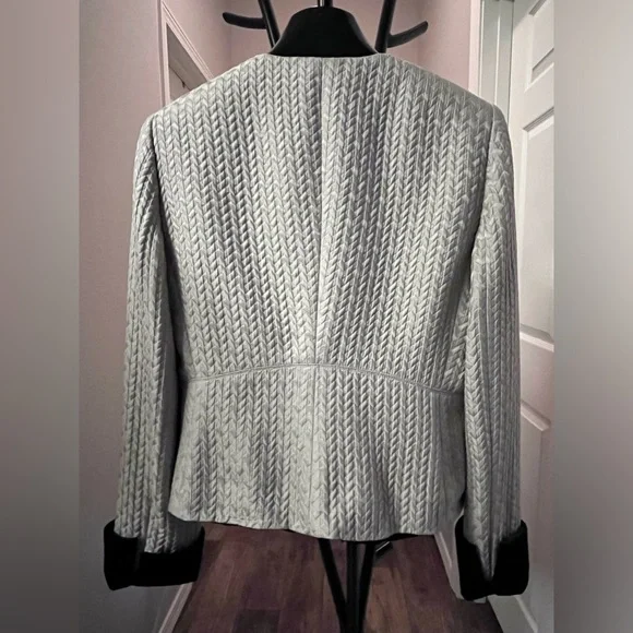 ARMANI COLLEZIONI beautiful BLAZER Jacket Made in ITALY with Velvet Details - Picture 7 of 16